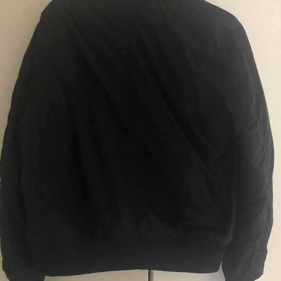 Black Bomber Jacket - Picture 3 of 3